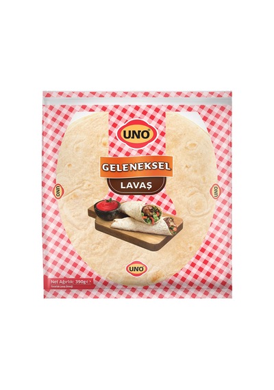 5 Adet Uno Geleneksel Lavaş 25 Cm 390 G