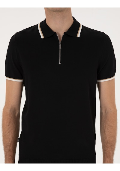Pierre Cardin Erkek Siyah Kazak /triko 50315745-vr046 Siyah