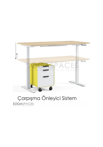 Regula Desk 3p - Elektrikli Yükseklik Ayarlı Çalışma Masası, Çift Motorlu, Bluetooth Kontrollü, 60-125 Cm Ayar Aralığı, 125 Kg Taşıma Kapasiteli, 3 Hafızalı Siyah Ayak - Meşe Tabla, 160x80 Çok Renkli Regula Desk 3p - Elektrikli Yükseklik Ayarlı Çalışma Masası, Çift Motorlu, Bluetooth Kontrollü, 60-125 Cm Ayar Aralığı, 125 Kg Taşıma Kapasiteli, 3 Hafızalı Siyah Ayak - Meşe Tabla, 160x80 Çok Renkli
