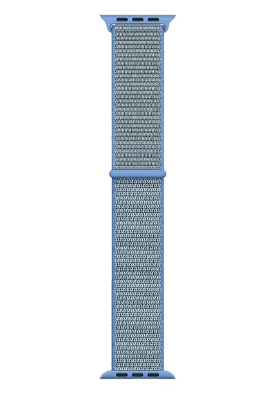 Watch 7 41mm Kordon Band-03 Serisi Hasır Strap Kayış-tahoc Blue