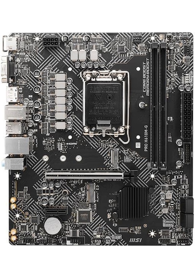 Msı Pro H610m-g Ddr5 5600mhz 1xvga 1xhdmı 1xdp 1xm.2 Usb 3.2 Matx 1700p 12. / 13. Ve 14. Nesil İşlemci Uyumlu