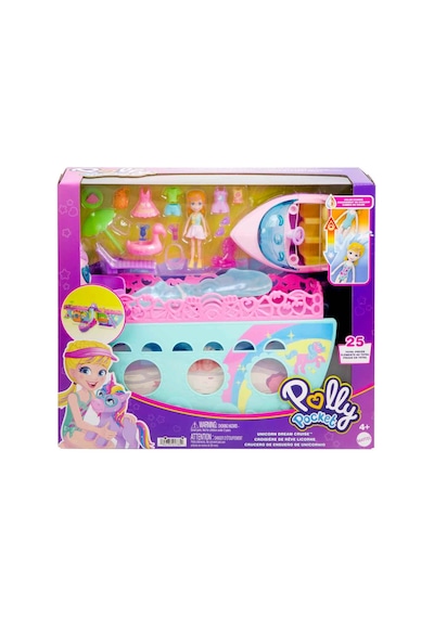 Polly Pocket Unıcorn Dream Cruıse Oyun  Seti HWP26