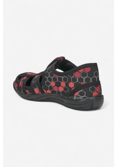 Nstil Günlük Unisex Çocuk Sandalet Esnek Kaymaz Taban Keten Cırtlı Yazlık Ev Okul Kreş Ayakkabı 143 Siyah-kırmızı-petek Nstil Günlük Unisex Çocuk Sandalet Esnek Kaymaz Taban Keten Cırtlı Yazlık Ev Okul Kreş Ayakkabı 143 Siyah-kırmızı-petek