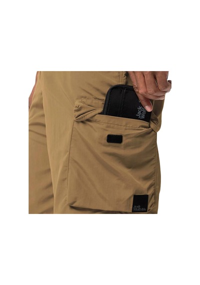 Jack Wolfskin Kalahari Cargo M Erkek Haki Şort Haki