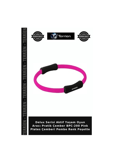 Delux Serisi Aktif Yaşam Oyun Aracı Pratik Çember Bpc-200 Pink Plates Çemberi Pembe Renk Poşette