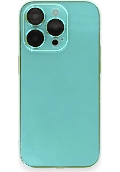 Apple Uyumlu iPhone 14 Pro Max Kılıf Armada Lensli Kapak Yeşil,