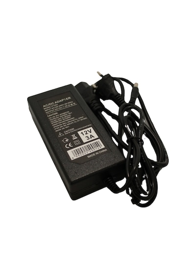 IP20 12 Volt 3 Amper Plastik Kasa Masa Tipi Laptop Tipi Adaptör