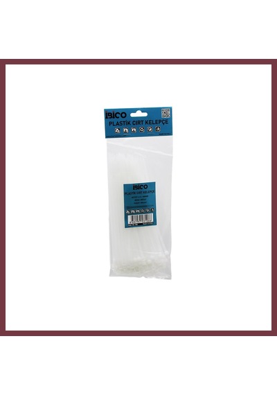 Storeşahin Beyaz Plastik Cırt Kelepçe Kablo Bağı Shn0720