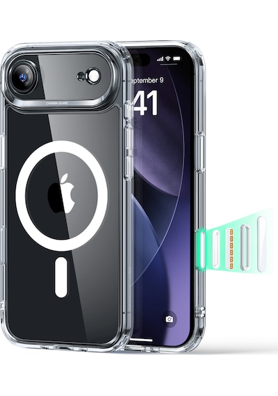 Esr Apple Uyumlu iPhone Air Kameralı Kontrol Özellikli Classic Hibrit Manyetik Kılıf Şeffaf Transparent