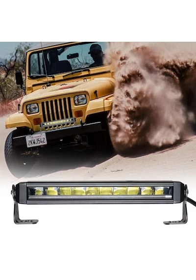 Offroad Sis Lambası Beyaz 200w 106,7 Cm Beyaz-sarı Gündüz Ledli 12-36v Adet / Lass360-3