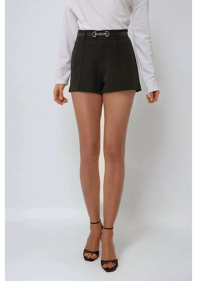 Hiccup Regular Fit Mini Şort Siyah