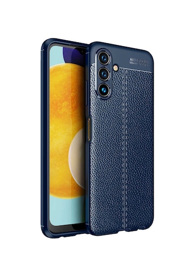 Galaxy A13 5G Kılıf Zore Niss Deri Desenli Silikon Kılıf