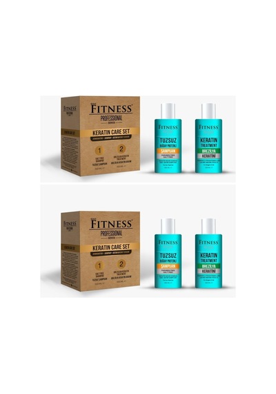 Fitness Professional Kalıcı Saç Düzleştirici Botox Brezilya Fönü Keratin Bakımı & Tuzsuz Şampuan Dalgalı