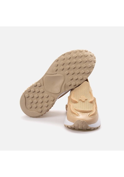 Kemal Tanca Taşlı Kadın Spor & Sneaker Ayakkabı 039 Bej