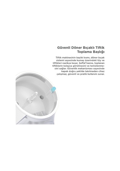 Şarjlı Tüy Ve Tiftik Temizleme Makinesi Extra Bıçaklı 708 Beyaz Beyaz