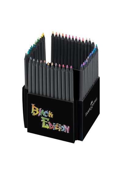 Faber-castell 116450 - Renkli Kalemler Blackwood, Black Edition, 50'li Kutu, Parlak Renkler, Yumuşak Çizgili, Siyah Ah Genel