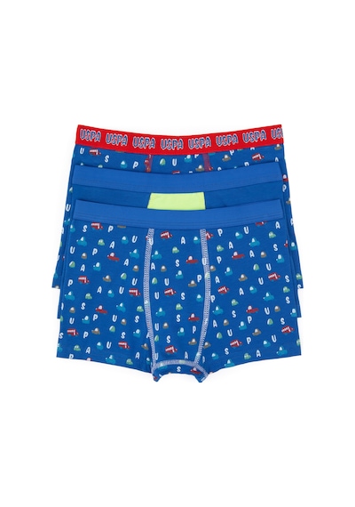 U.S. Polo Assn. Erkek Çocuk 3'lü Boxer Takım 50319394-VR028