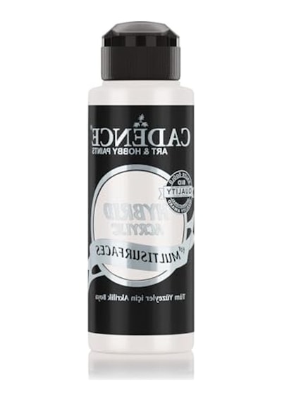 120 Ml Beyaz Akrilik Boya, Çok Amaçlı Kullanım 0,15 L