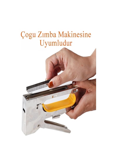 13/8 Zımba Teli 5000 Li 2 Paket Delta 13-8 Zımba Tabancaları Patpat Otomatik Zımba Makinesi Çakma Teli
