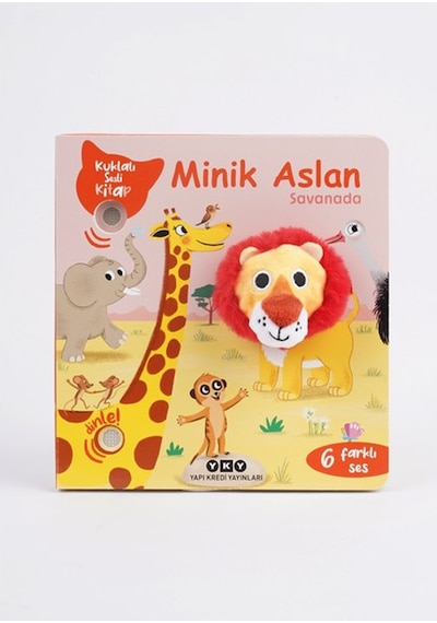 Kuklalı Sesli Kitap - Minik Aslan Savanada