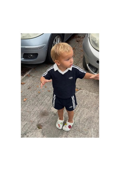 Poala Kids Lacivert Spor Takım Siyah