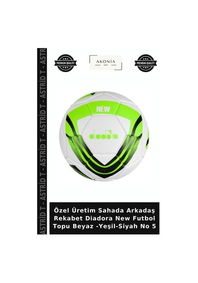 Özel Üretim Sahada Arkadaş Rekabet Diadora New Futbol Topu Beyaz -yeşil-siyah No 5 Beyaz - Siyah - Yeşil Özel Üretim Sahada Arkadaş Rekabet Diadora New Futbol Topu Beyaz -yeşil-siyah No 5 Beyaz - Siyah - Yeşil
