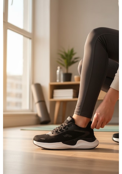 Enoch Yeni Nesil Ergonomik Tabanlı Ve Nefes Alabilir Fileli Erkek Spor Ayakkabı Siyah - Beyaz Enoch Yeni Nesil Ergonomik Tabanlı Ve Nefes Alabilir Fileli Erkek Spor Ayakkabı Siyah - Beyaz