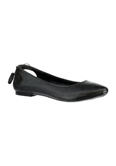 Fox Shoes Siyah Kadın Babet B290080109