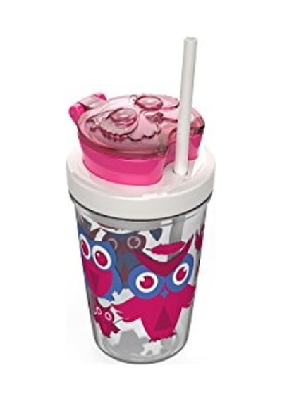 Sızdırmaz Tritan Bardak 350 Ml, Pembe Açık Ahşap