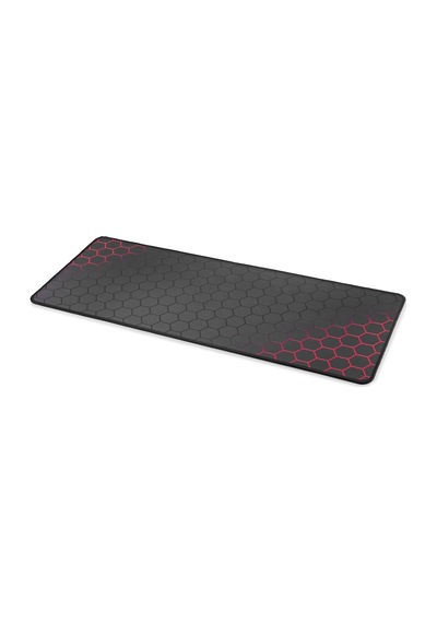 Geniş Fare Hareket Alanı Kırmızı Petek Mouse Pad 300x700 Mm