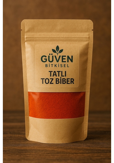 Tatlı Toz Biber 250 G Doğal & Katkısız Pencereli Ambalaj