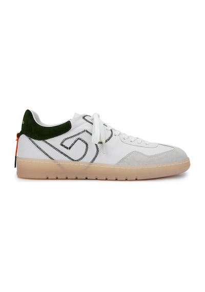 Barracuda Erkek Hakiki Deri Beyaz/haki Sneakers & Spor Ayakkabı 511 Bu3538b Erk Ayk Y25 Marmo/cml/forest Beyaz Yeşil
