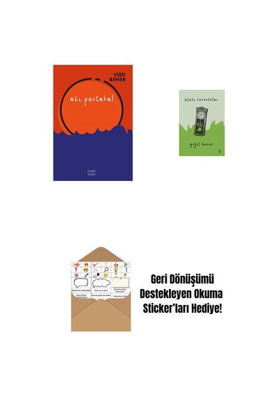 Acı Portakal + Öteki Kuruntular + Okuma Sticker'ları