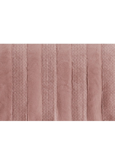 Merinos Luxe 3 Parça Çift Kişilik Yatak Örtüsü Seti Kutulu 230x250 Petek Pudra
