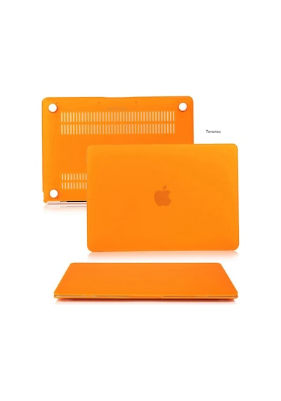 Apple Uyumlu MacBook Air Kılıfı 13 İnç Mac Air Mat Eski Usb'li Model 2010-2017 A1369 A1466 İle Turuncu