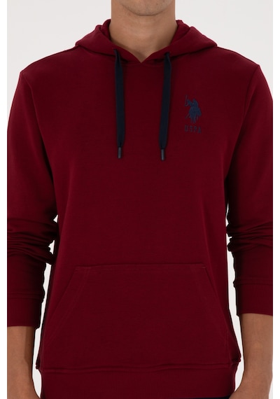 U.s. Polo Assn. Erkek Bordo Sweatshirt 50307703-vr014 Bordo