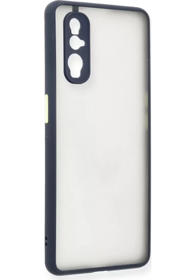 Newface Oppo Find X2 Kılıf Montreal Silikon Kapak - Lacivert