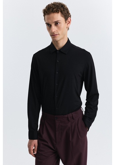 Antioch Comfort Slim Gömlek Siyah