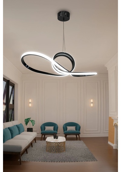 Papyon Modern Led Sarkıt Avize Çok Renkli
