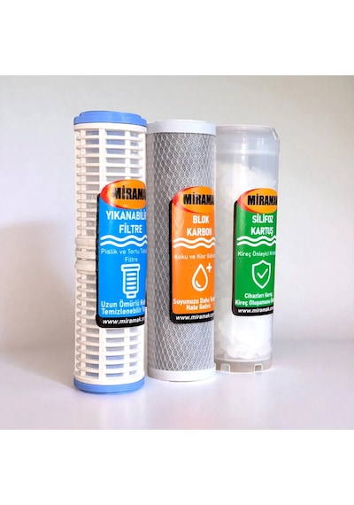 Trio Filtre Yedek Kartuş Takımı Debcd751 Model-debcd751