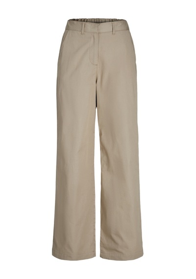 Jack & Jones Kadın Geniş Paça Pantolon - Cali 12248959 Cornstalk Vizon