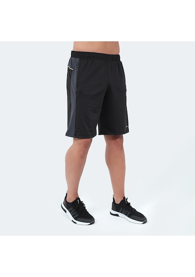 Slazenger RAGUEL Erkek Cepli Fıtness Siyah Şort