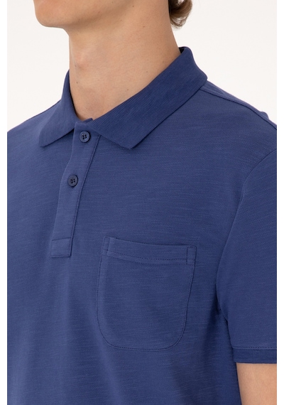 U.S. Polo Assn. Erkek Slim Fit Dökümlü Polo Yaka Açık Lacivert Tişört 50299538-VR059 U.S. Polo Assn. Erkek Slim Fit Dökümlü Polo Yaka Açık Lacivert Tişört 50299538-VR059