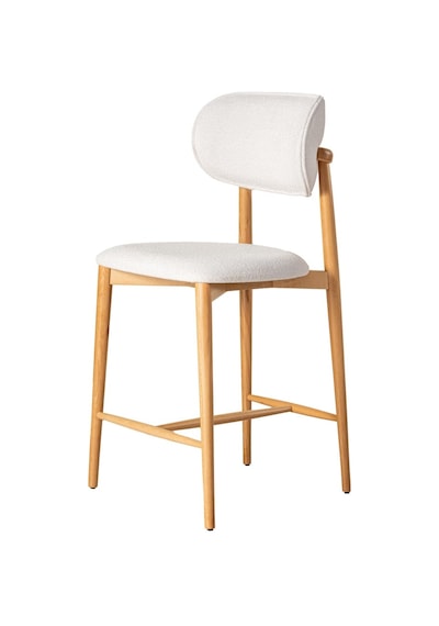 Polo Bohem Ahşap Bar Sandalyesi Natural