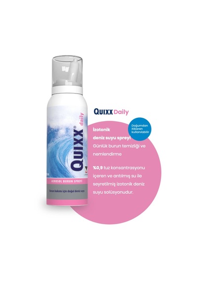 Quixx Daily Aerosol Burun Spreyi 100 ml 3 Adet