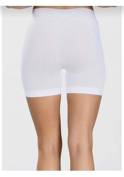 3 Adet Elite Life Bayan Dikişsiz Short Boxer 829 Beyaz