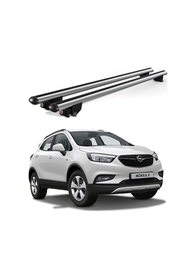 Kanca Opel Mokka X 2012 Ve Sonrası Uyumlu Gri Kilitli Ara Atkı 110cm Port Bagaj Tavan Barı
