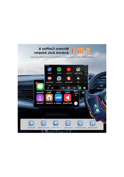 Kablosuz Multimedya Adaptörü, Carplay Ve Android Auto İle