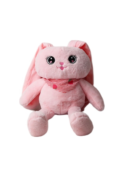 İthal Kumaş Kulakları & Ayakları Uzayıp Küçülen Sevimli Tavşan Peluş Oyuncak & Uyku Arkadaşı 75 Cm. 001