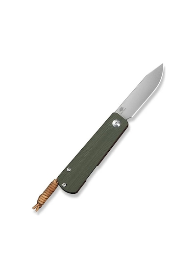 Civivi Slippy Sendy Milled Green & Red G10 Handle Satin Finished Nitro-v Blade Kamp Çakı Yeşil